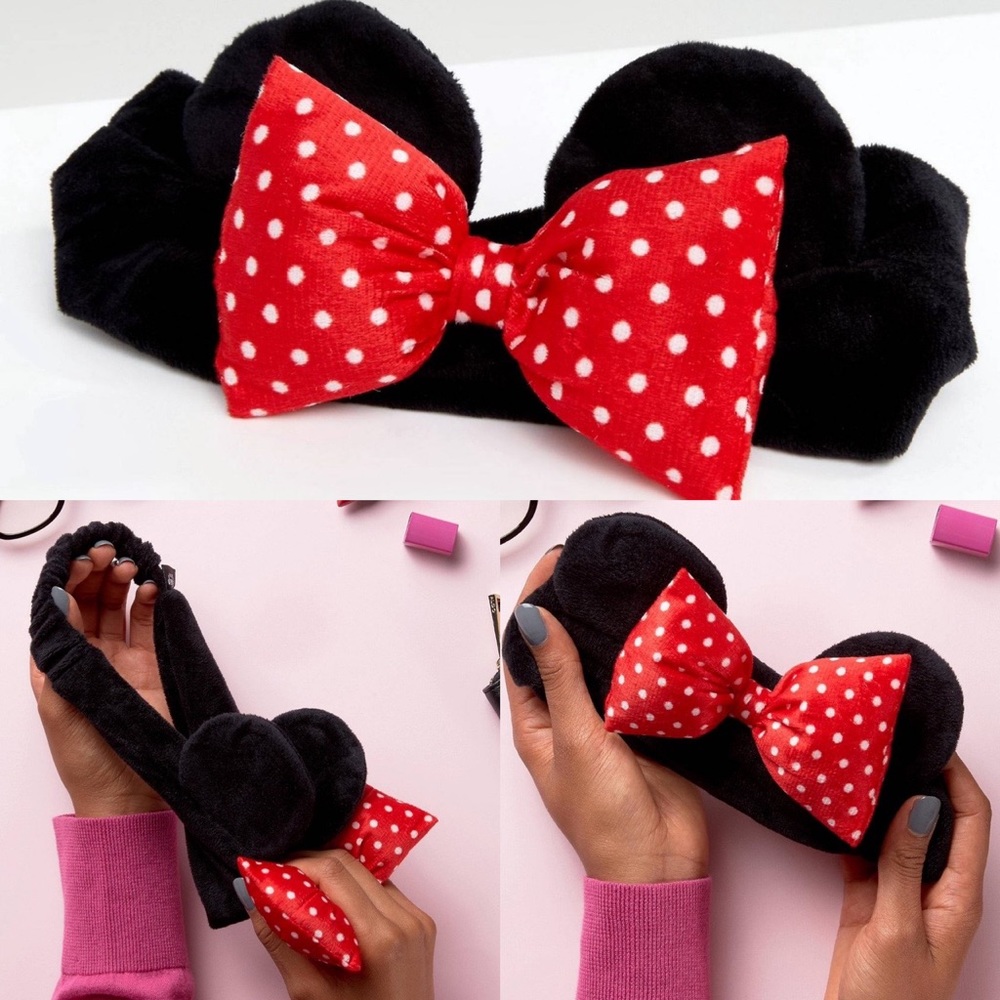 Minnie Mouse Towel Headband Bow Ears